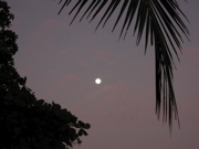 Moonrise at Playa Grande