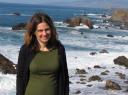 Me Along Hwy 1, Five Months Pregnant