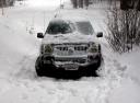 Rental SUV in Cabin Driveway