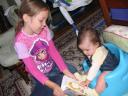 Mia Reads to Meli