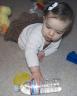 Meli's Favorite Toy: Any Water Bottle