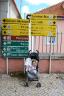 Sintra Road Signs: Melina Points the Way