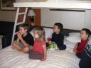 Cousins on Ship Bunk