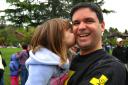 Mina Kisses Daddy