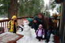 Family w/ Snowman