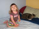 Silly Girl w/ Cat