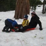 boy sled