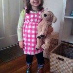 checkerdress_rainboots